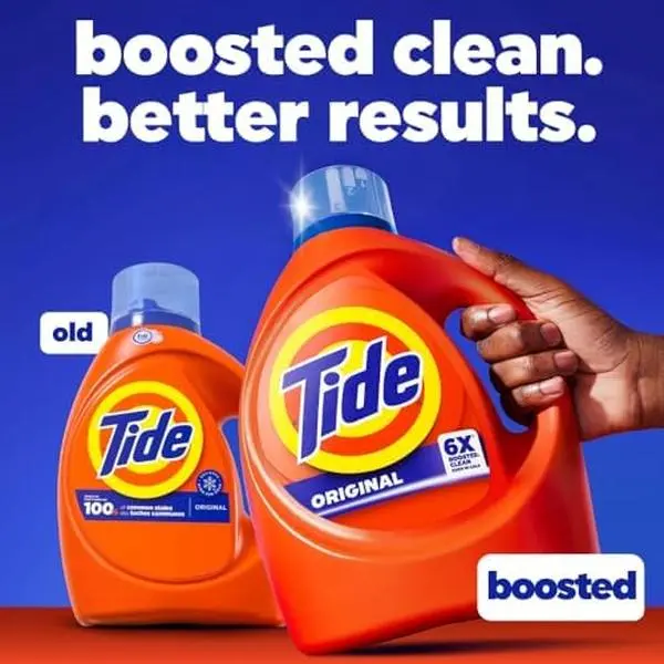 Tide Laundry Detergent Liquid, Original Scent, 80 fl oz, 64 Loads – Works on 100% of Common Stains, Liquid Laundry Soap