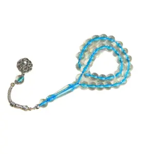 Islamic Tasbih 33-Bead Prayer Beads with a Payer Bead for Comfortable Prayer, Worship, and Meditation