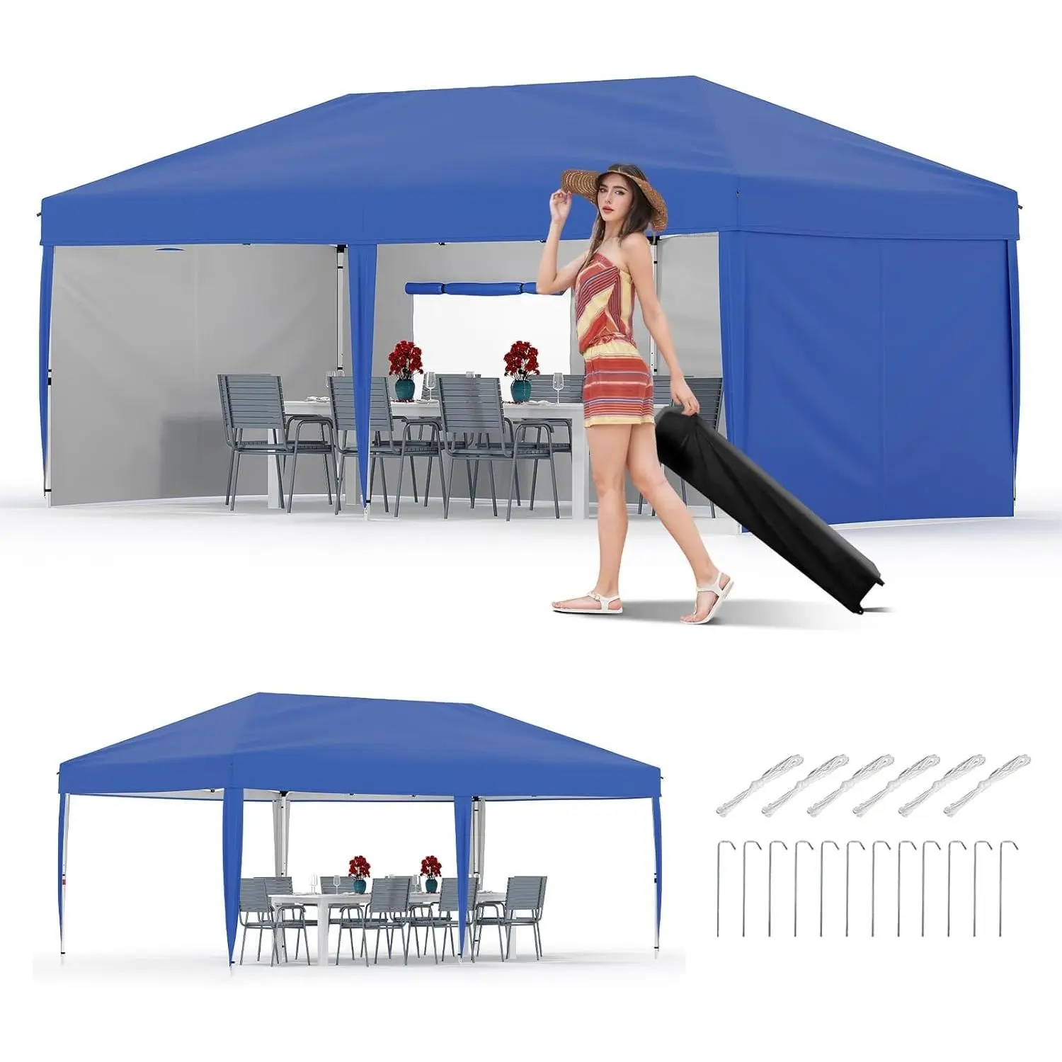 sind alle zelte wasserdicht TentHome Aufblasbare Camping Glampingzelt Familienzelt Stehhöhe Luxuszelt mit Pumpe für 2-6 Personen L: 400 x 300 x 210cm Sport & Freizeit Mountain Bike Cycling Gps Elastic band Select:2.TenTen 2can