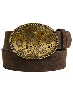 Shyanne Women's Blythe Suede Buckle Belt - Saho25bt13-Chbn