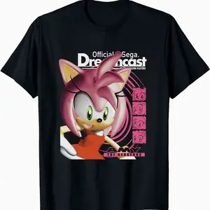 Amy Rose Inspired Cute Cartoon Graphic – Y2K T-Shirt, Sweatshirt & Hoodie – Unisex Anime Lover Gift 4FO