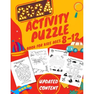 Ultimate Activity Puzzle Book for Kids Ages 8-12 Years: Mazes, Word Search, Dot to Dot, Word Scramble, Tic Tac Toe, Crossword, Sudoku (Activity Books For Kids) Paperback – Large Print, October 12, 2022