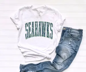 Seahawks Distressed DTF