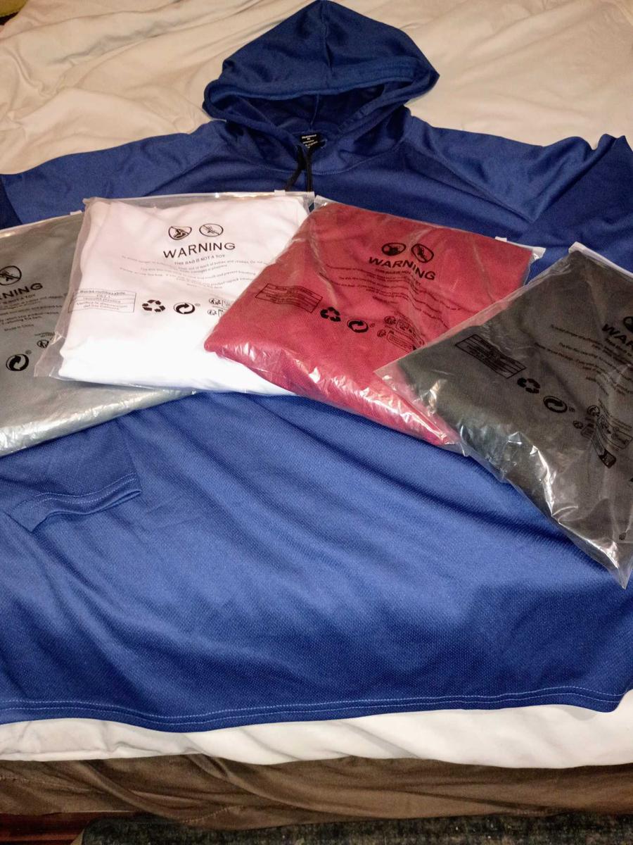 Item: Preto + Branco + Cinza + Vermelho + Azul Marinho, XL