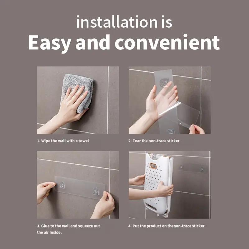 Foldable Rolling Storage Basket with Wheels - Extra-Large Capacity, Wall-Mountable, Space-Saving Organizer Laundry Room, Bedroom, Closet, And Small Spaces Laundry Basket- Stackable And Foldable Storage Bin for Home, Office, And More, Shelf Baskets