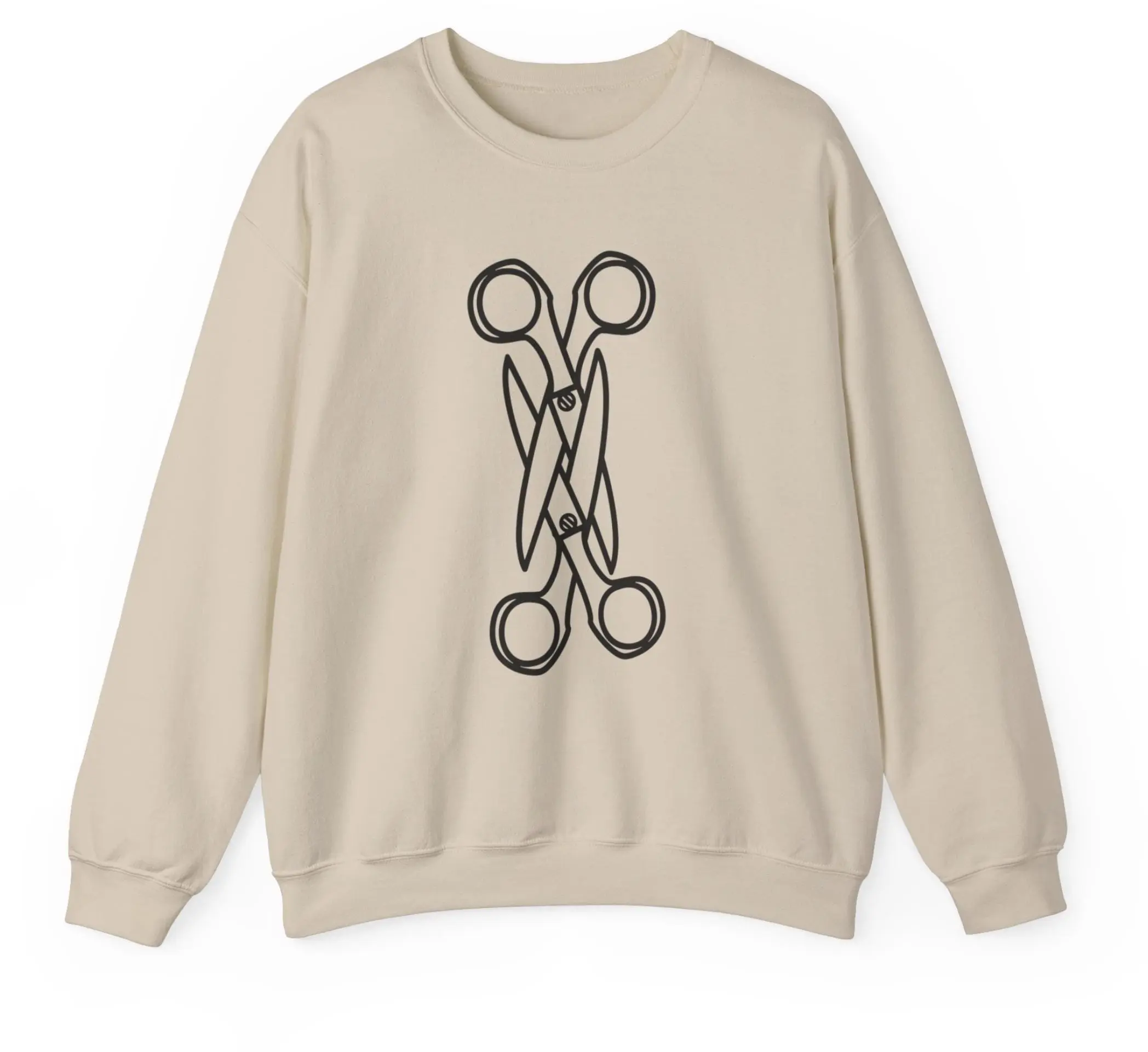 Unisex Heavy Cotton Tee - Scissors, Scissoring, Lesbian Shirt, WLW, Sapphic