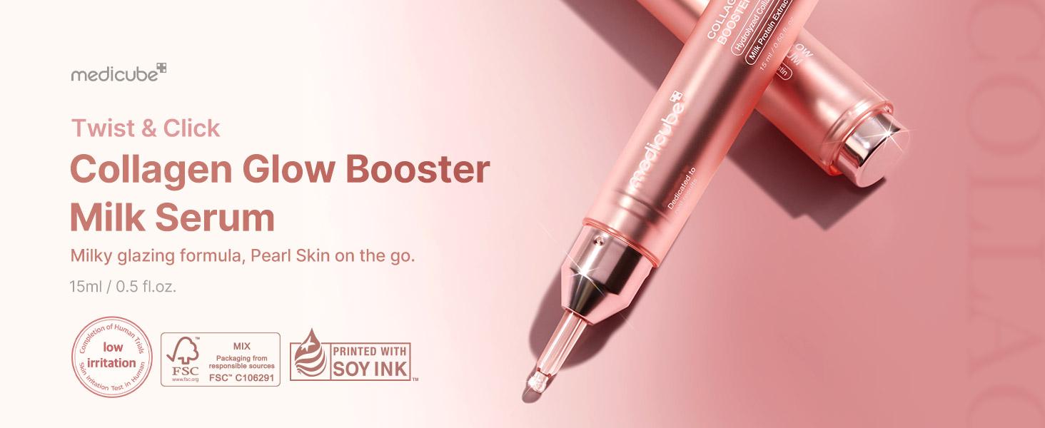 [medicube X Sara Trotter] Glow on the Go Set | Simple 4-Step Routine, Time-Saving Skincare, Korean Beauty, Made for 40s–50s, Moisture Balance, Korean Anti-Aging