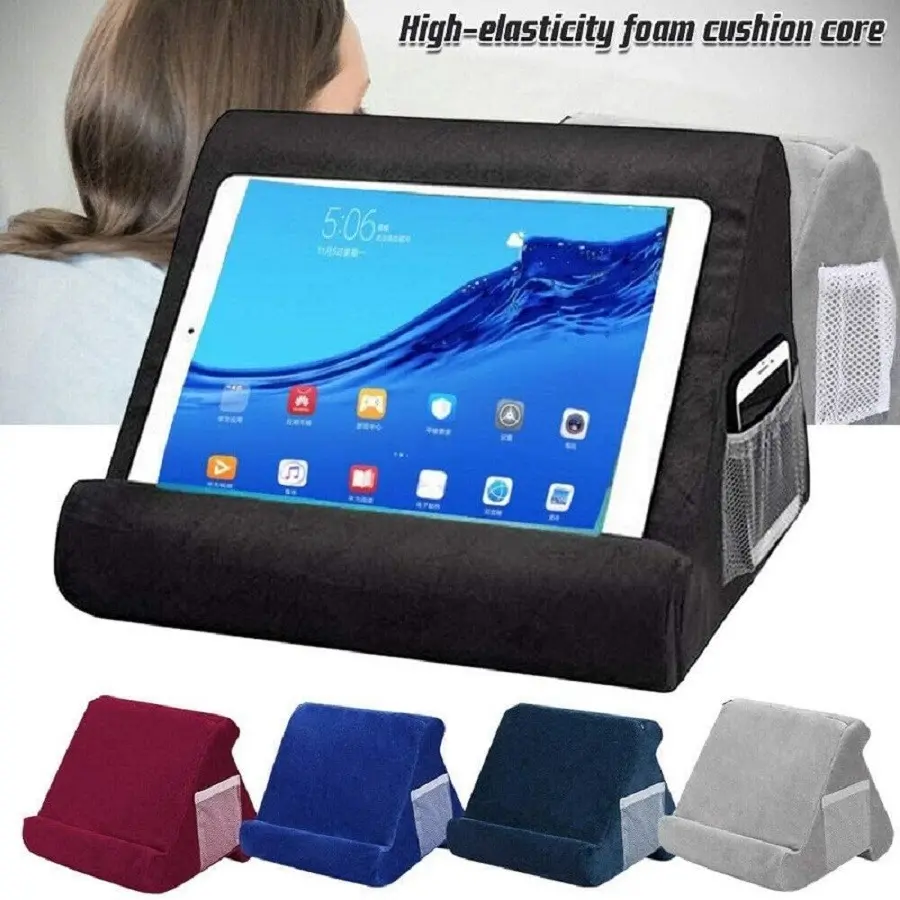 Compressible Reading Pillow Tablet Stand Tablet Support Multi-Angle Reading Pillow, Adjustable Cushion for Comfortable Reading Experience, Tablet Mount Stand Tablet Holder Tablet Accessories