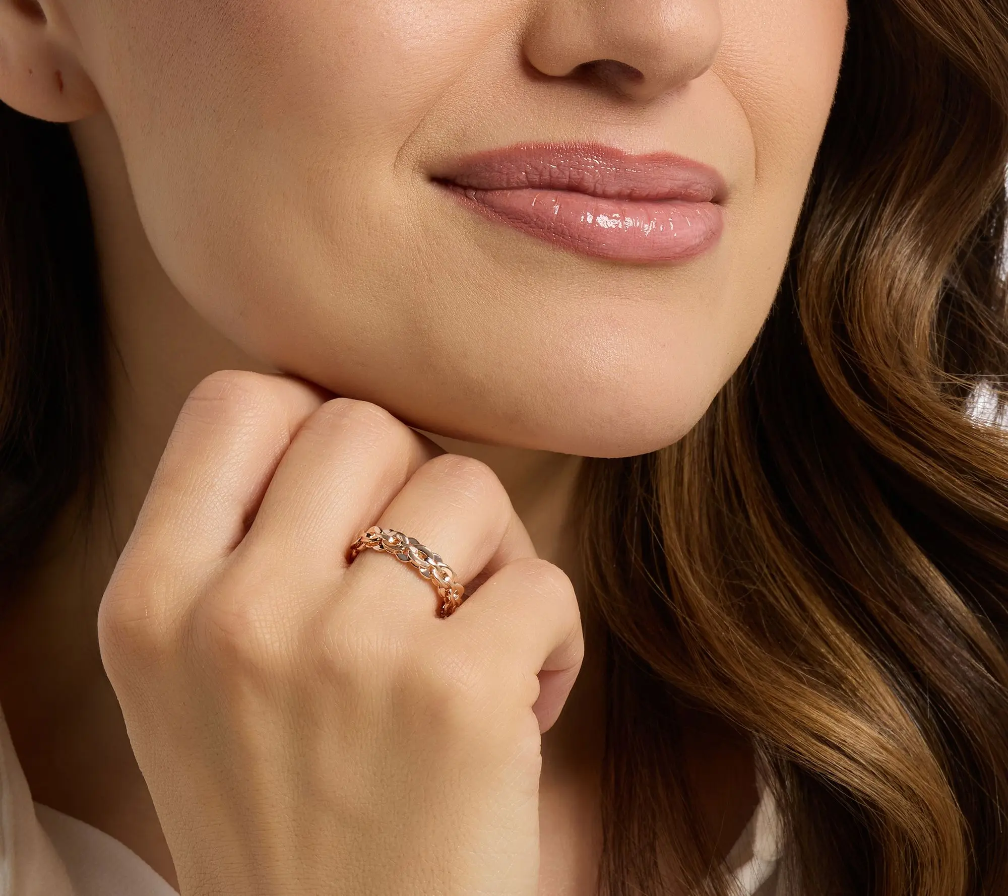 David Markstein Bronze Premiere Etruscan Weave Ring