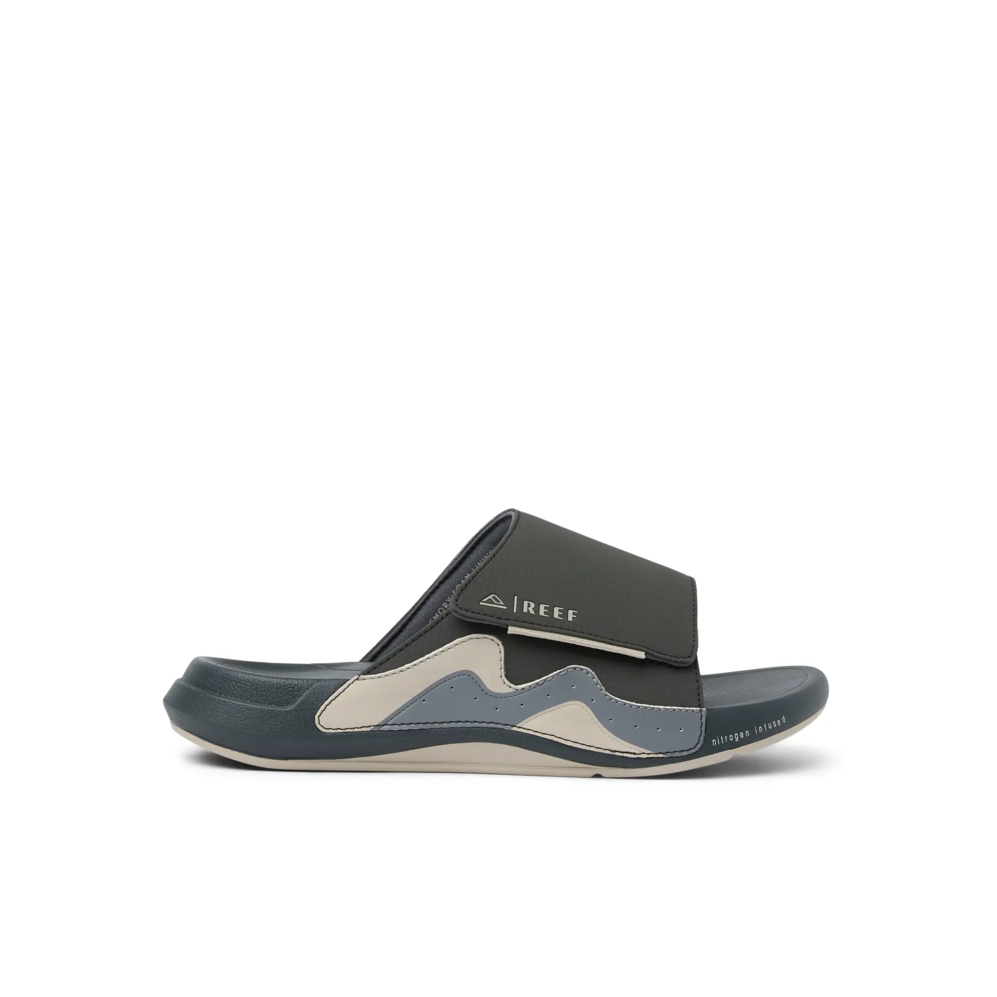 Cruiser Slide Deep Grey | Tech Comfort Men's Slides | REEF Sandals
