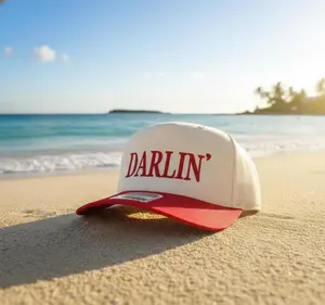 Darlin' Embroidered Hat, Western Cowgirl Hat, Country Concert Outfit, Rodeo Baseball Cap Women, Ready to Go, No Effort Needed