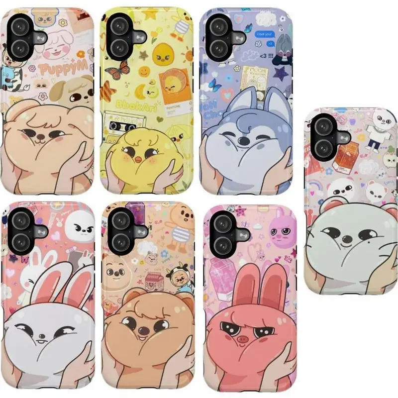 KZOO Cute Animal Icons compatible with iPhone X ~ 17 and Samsung Galaxy