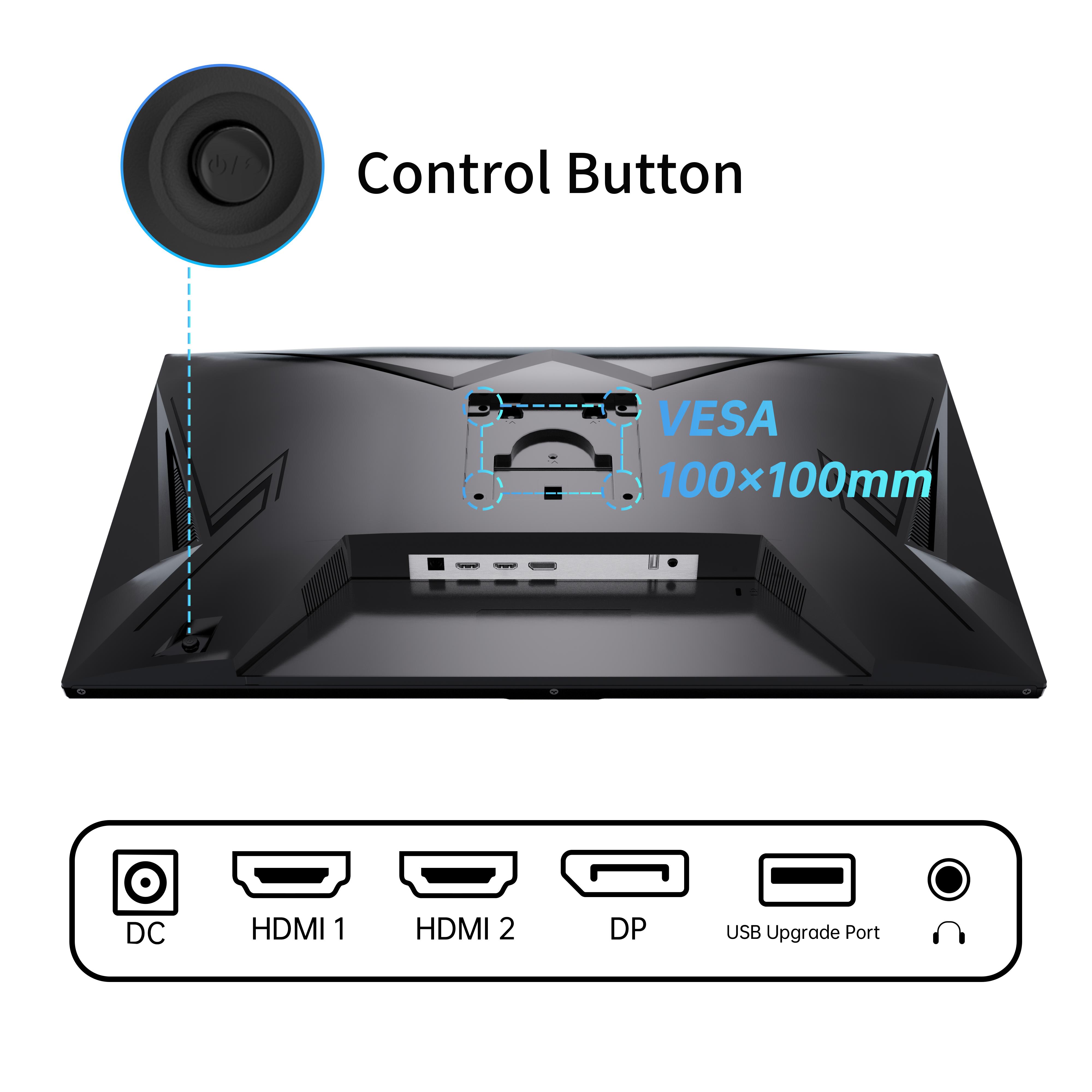 KTC 27" FHD 280Hz Gaming Monitor, FHD 1920*1080P 240Hz PC Computer Monitor, 1* DP 1.4@280Hz, 2* HDMI 2.0@240Hz, 3-year warranty