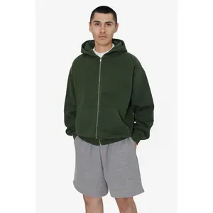 HF10 - Heavy Fleece Zip-Up Hoodie (Garment Dye)