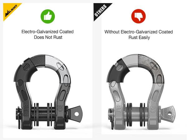 Nilight 2 Pack 3/4" Mega D-Ring Shackle with 7/8" Screw Pin 68,000LBS Break Strength, Heavy Duty Off Road Recovery Shackle for Use with Tow Strap, Winch, Off-Road Jeep Truck Vehicle Nilight 2 Pack 3/4" Mega D-Ring Shackle with 7/8" Screw Pin 68,000LBS Break Strength, Heavy Duty Off Road Recovery Shackle for Use with Tow Strap, Winch, Off-Road Jeep Truck Vehicle