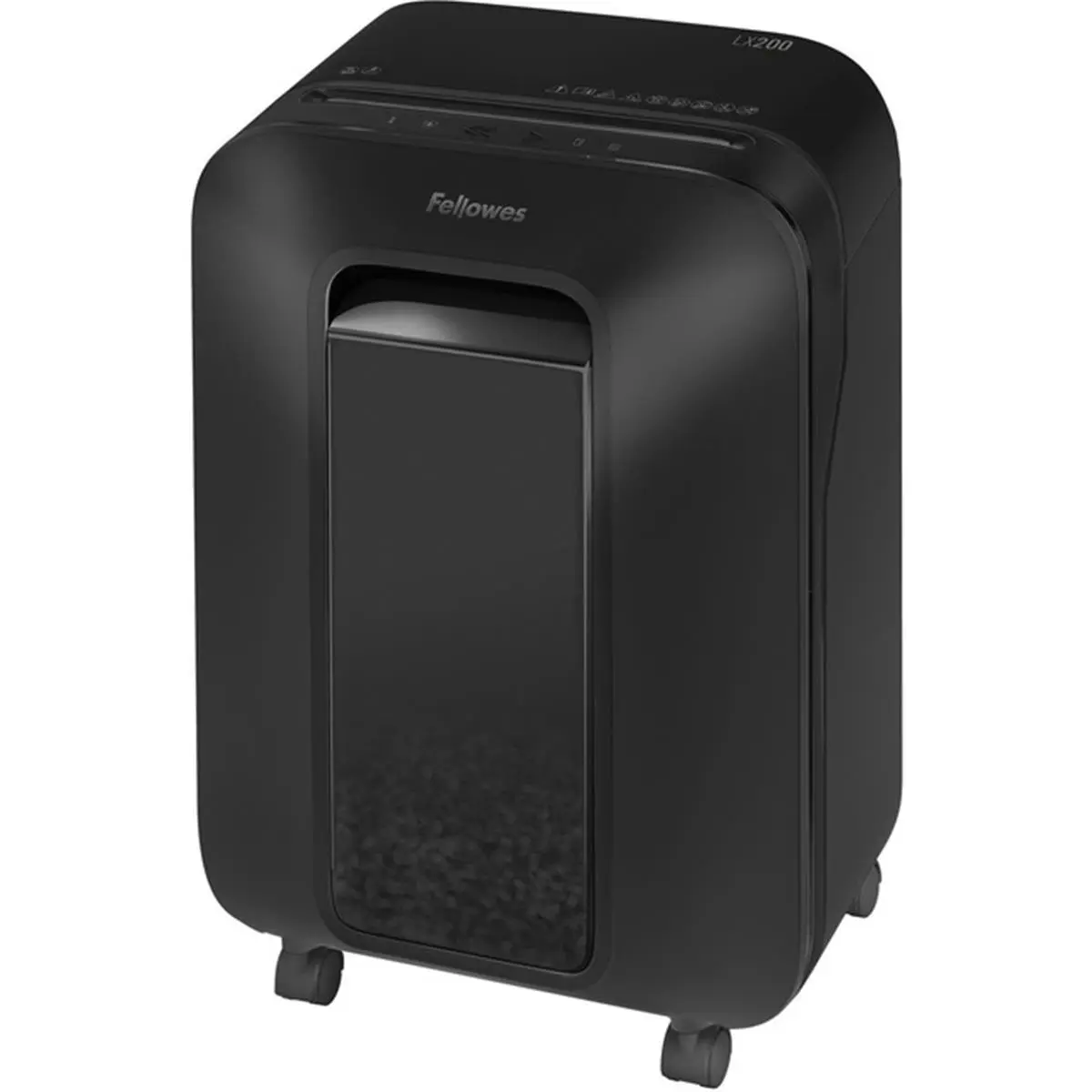 Fellowes FEL5501401 LX170 Cross-Cut Paper Shredder - 12 per pass, SafeSense Technology, Office Use, Black, 20.4" h x 14.5" w x 10.3" l