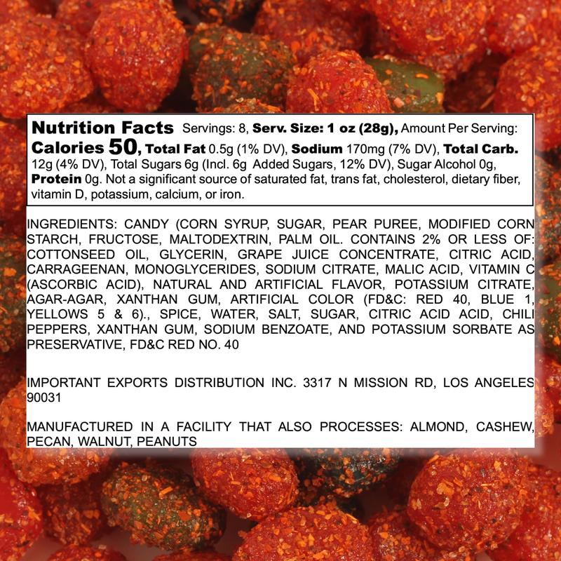 Chilli Bomba Spicy Blasters Chili Chamoy Candy 4oz Bag