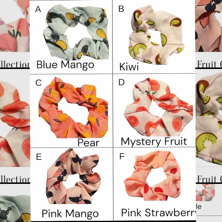 Fruit Scrunchie Collections-Homemade Scrunchies