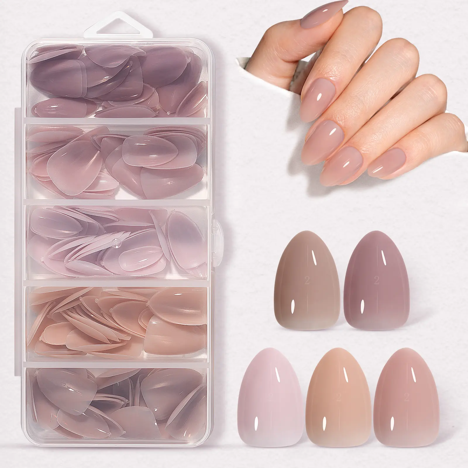 Nude Series | Short Almond