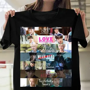 Park Jihoon Inspired Graphic T-Shirt – K-Drama Fan Casual Wear