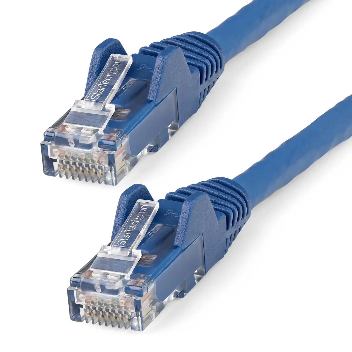 Startech N6LPATCH10BL Cat6 Ethernet Cable - 10 ft, Low-Smoke 0-Halogen (LSZH) Jacket, Blue, 100% Copper, 24-Gauge, 50-Micron Gold Connectors