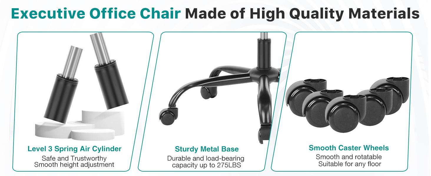 Sweetcrispy Plus Mesh Office Chair, with Lumbar Pillow & Retractable Footrest, with Padded Armrests and Adjustable Headrest, Height Adjustable