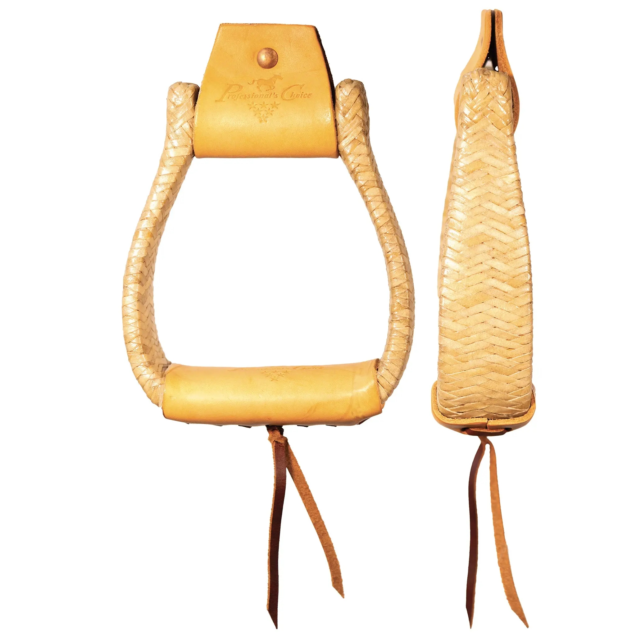 Professional's Choice Braided Rawhide Stirrups
