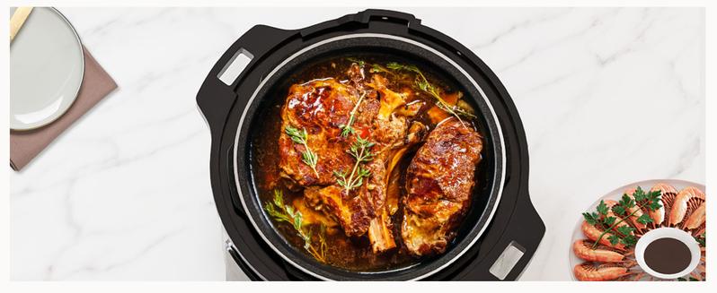 Whisper Quiet 9-in-1 Electric Pressure Cooker, Slow Rice Steamer, Sauté, Yogurt Maker, Warmer & Sterilizer, Free App with 800+ Recipes, Stainless Steel