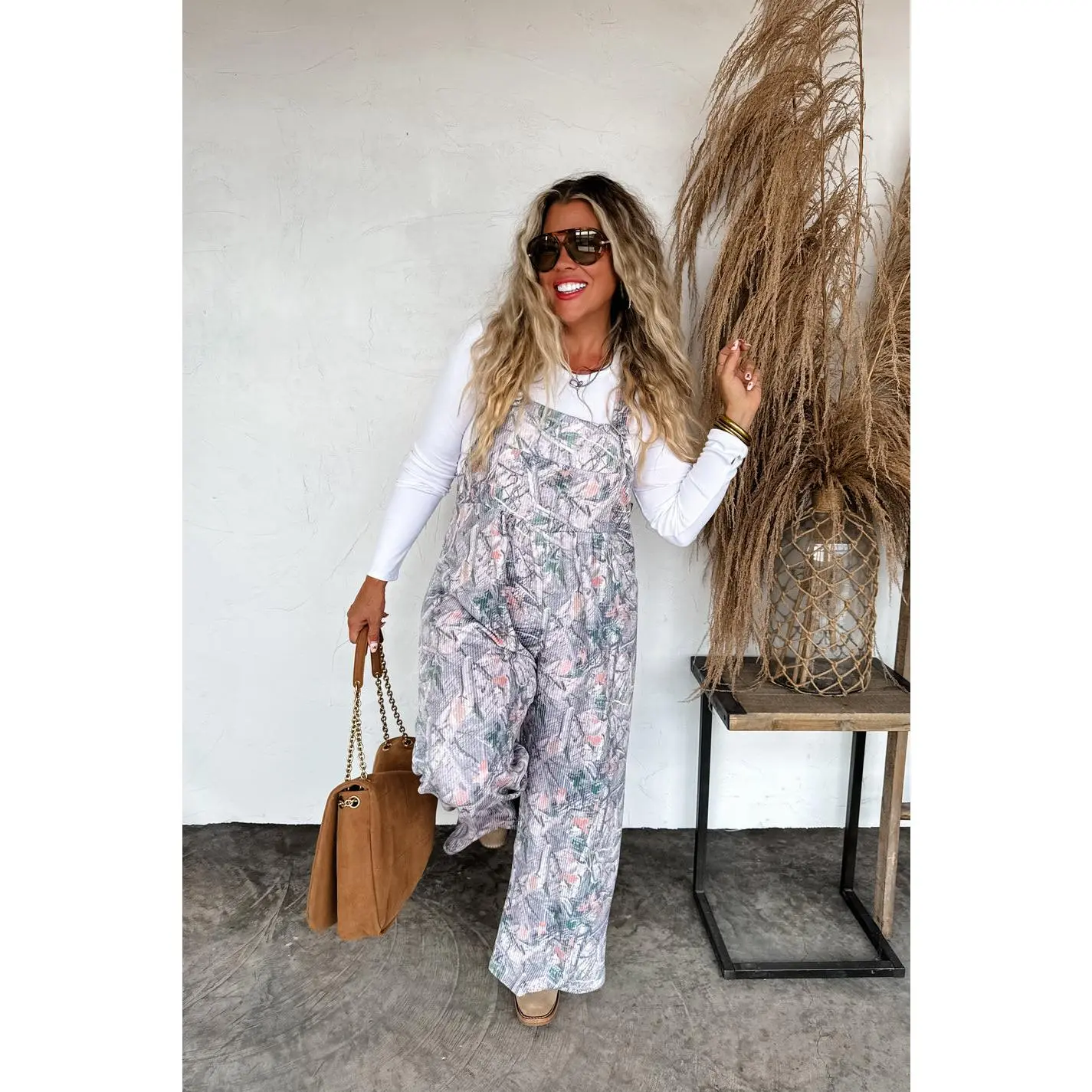 CAMO PRINT KARLI OVERALLS
