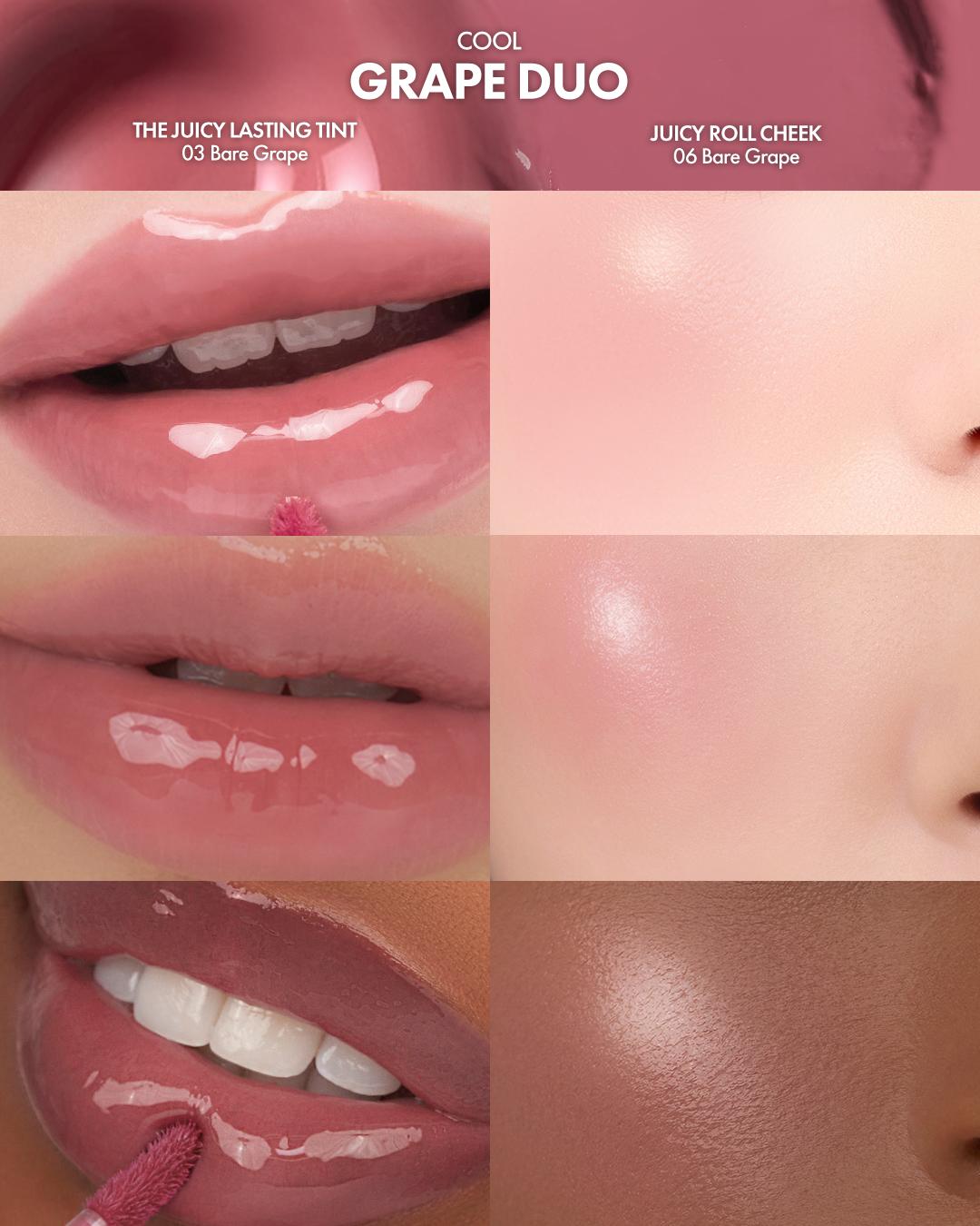 [rom&nd Official Shop] Glass Skin Blush & Lip Duo