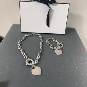 High Quality Bracelet and Necklace Set Valentine's Day Gift Jewelry for Women Girls Luxury Jewelry Set Ideal for Any Occasion
