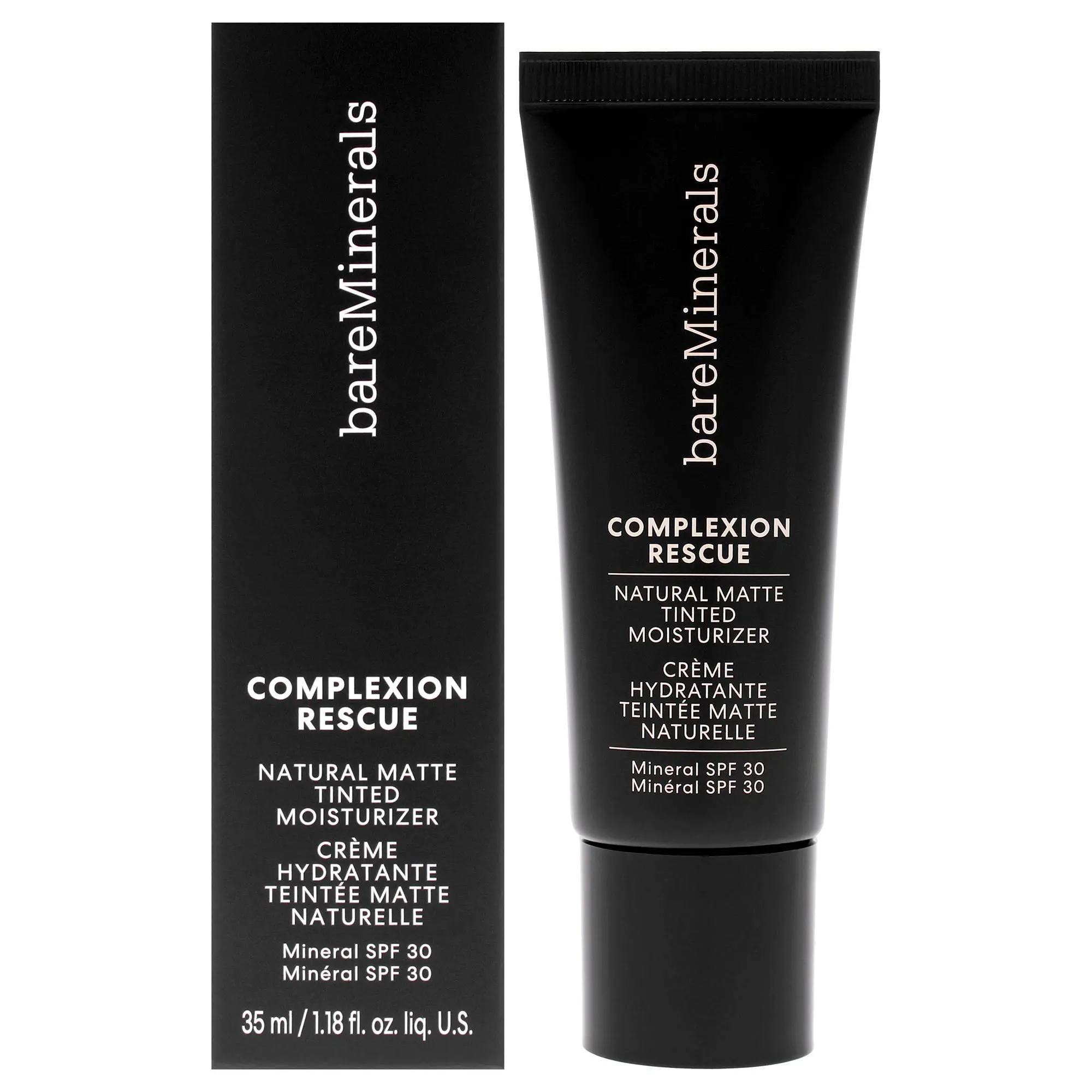 bareMinerals Complexion Rescue Natural Matte Tinted Moisturizer SPF 30 - 02 Vanilla, Women's 1.18 oz Makeup