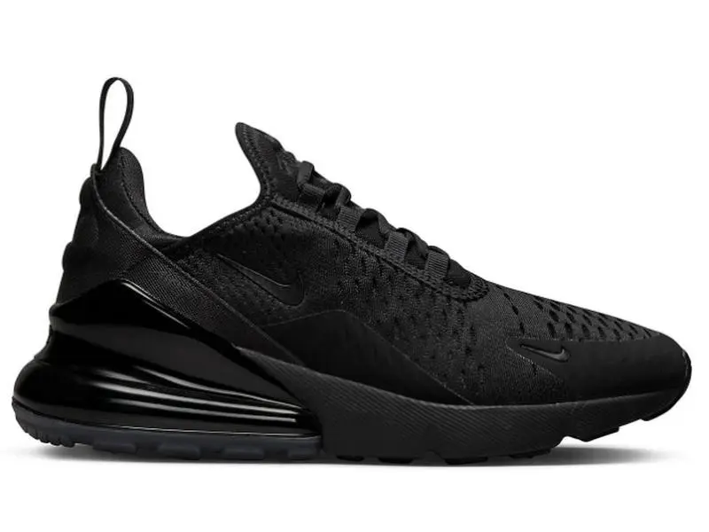 Nike Women's Air Max 270 Shoes Black/Black/Black