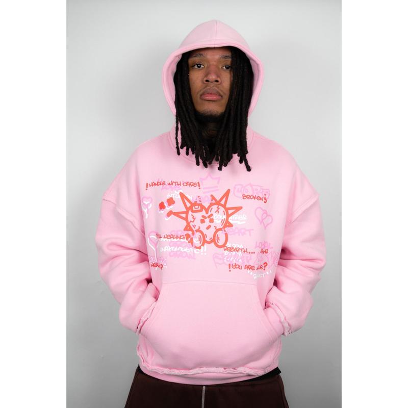 Pink Graffiti Cora Hoodie