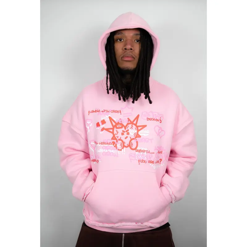 Pink Graffiti Cora Hoodie