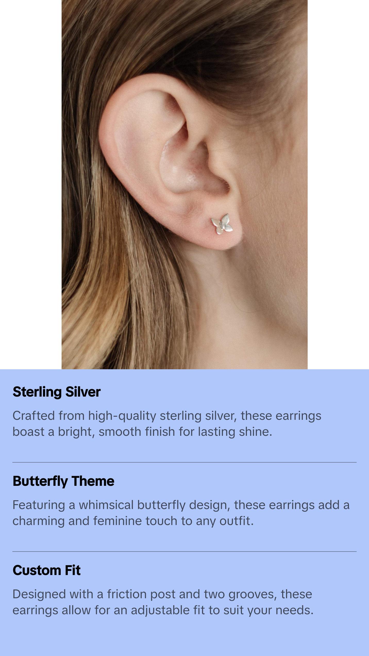 Butterfly Post Earrings