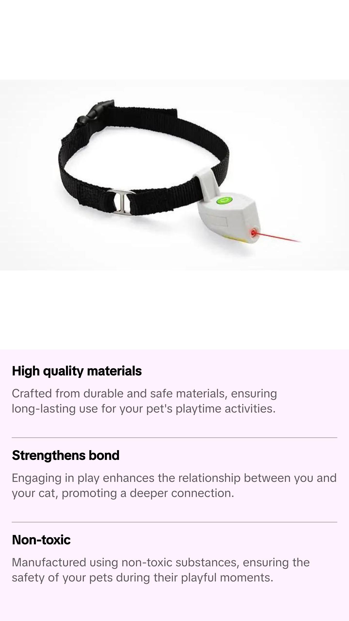 Laser Pointer Pet Pet Collar