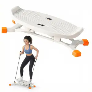sekam Balance Board Full Motion Exerciser, Portable Ski Balance Trainer with Resistance Bands, Home Gym Balance Training Exercise Equipment