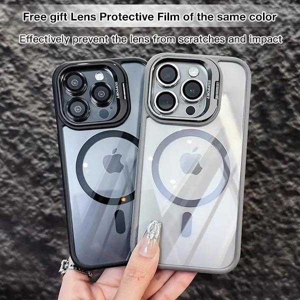 PuyaTeya Shockproof Camera Lens Protectors & Stand Protective Phone Case For iPhone 17 Pro Max cases 17/16/15/14/13/12 Pro/ProMax, MagSafe Durable Wireless Magnetic PuyaTeya Shockproof Camera Lens Protectors & Stand Protective Phone Case For iPhone 17 Pro Max cases 17/16/15/14/13/12 Pro/ProMax, MagSafe Durable Wireless Magnetic