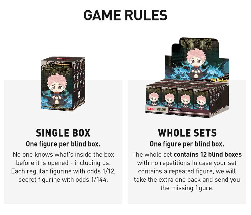 Jujutsu Kaisen Uniform Series Figures, Blind Box