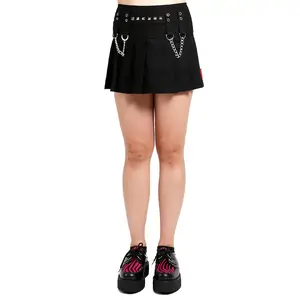 Tripp Studded Chain Skirt [Black]
