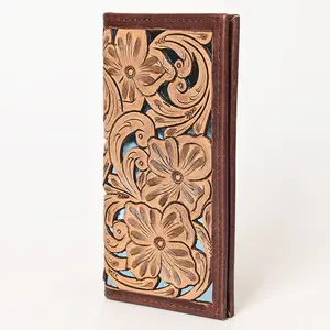 OHLAY Wallet Hand Tooled Genuine Leather Women Bag Western Handbag Purse | Womens Handbags |Leather Belt for Summer