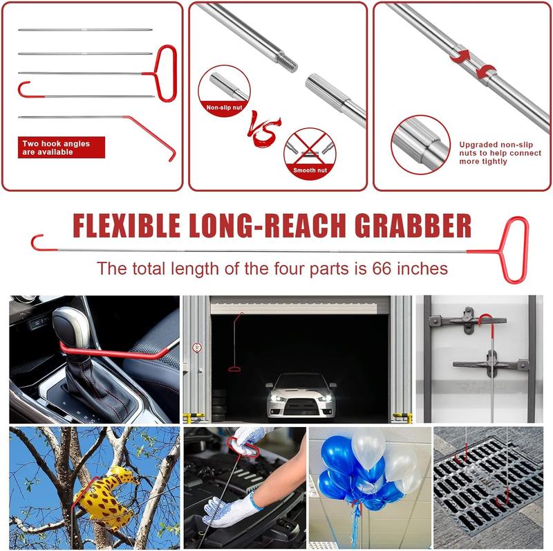 Car Unlock tool set, Car Repair Tool Kit Portable Automotive Tool Set 14 PCS with Carrying Bag for Cars & Trucks Universal Car