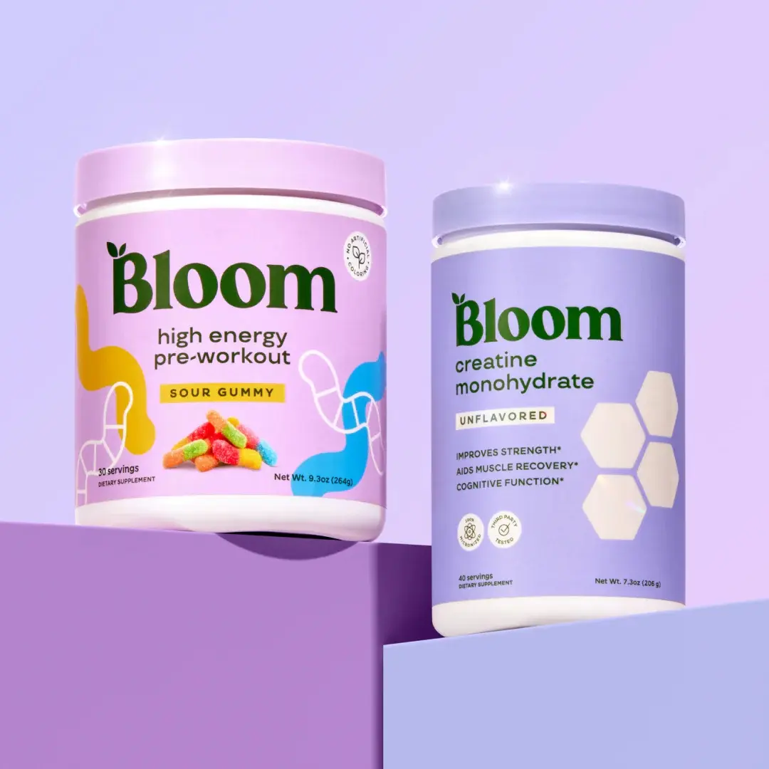 Bloom Nutrition Creatine Monohydrate Powder (40 Servings) + High Energy Pre-Workout Powder (30 Servings) Bloom Nutrition Creatine Monohydrate Powder (40 Servings) + High Energy Pre-Workout Powder (30 Servings)