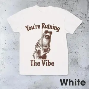 Humorous Marcus the Worm T Shirt Don T Ruin the Vibe Meme Inspired Funny Merchandise