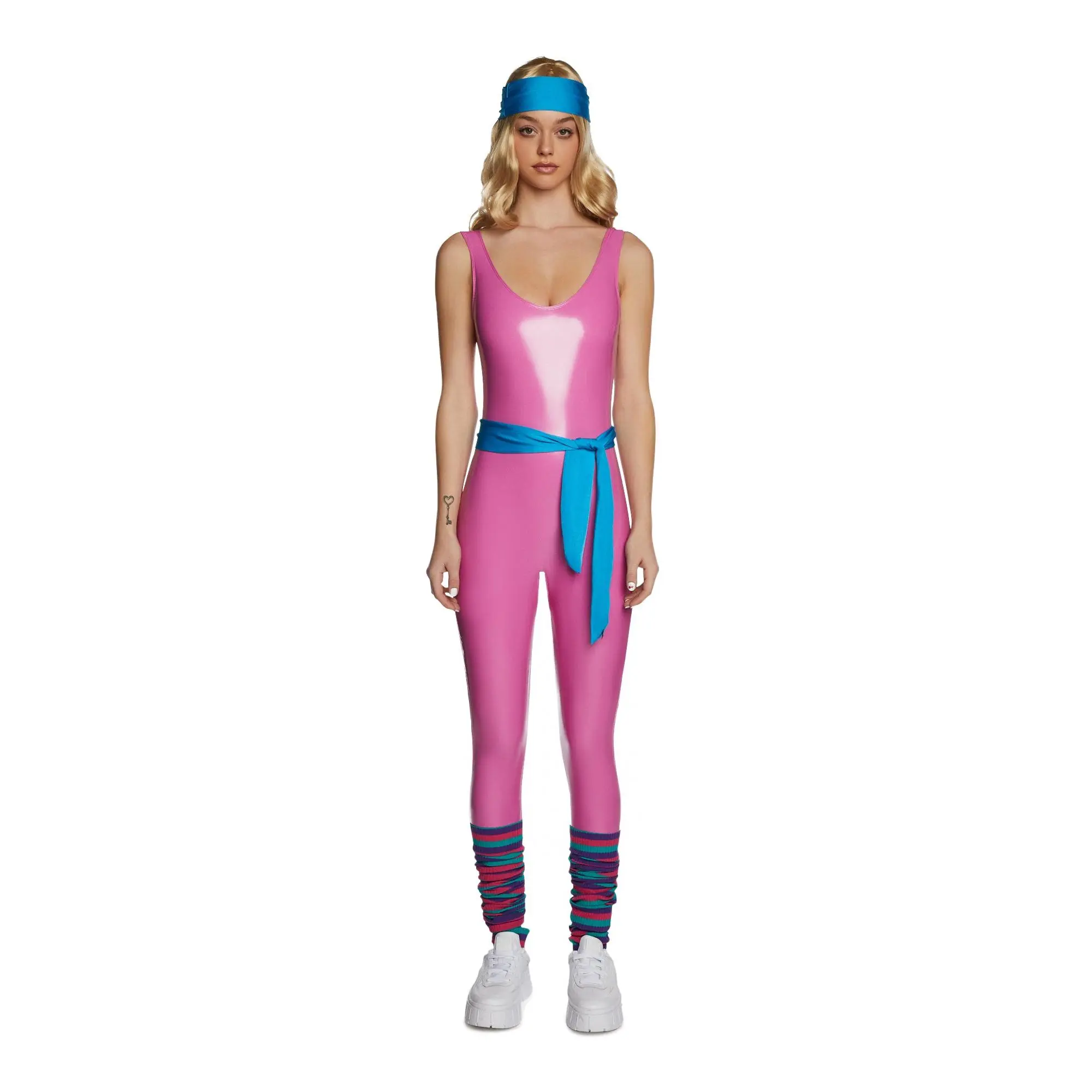 Workout Plan 80's Wig & Costume