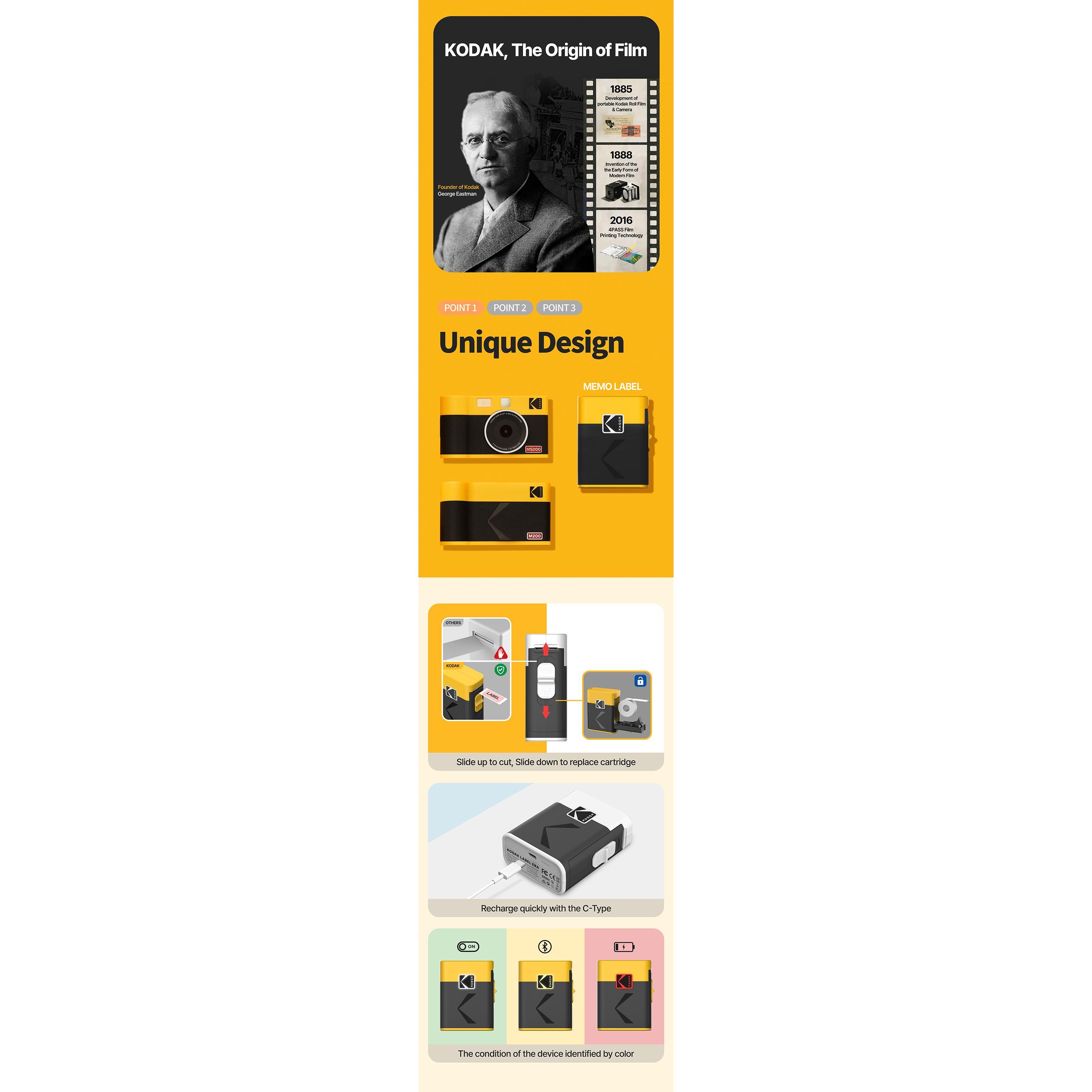 KODAK Label ERA M50 Bundle (Yellow) KODAK Label ERA M50 Bundle (Yellow)