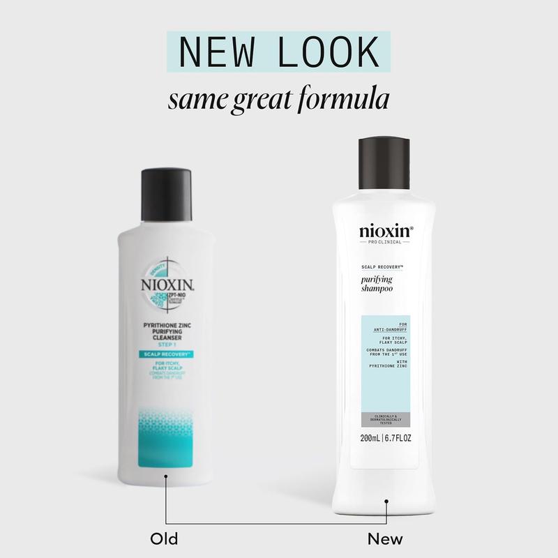 Nioxin Scalp Recovery Purifying Shampoo and Moisturizing Conditioner 6.7oz Duo