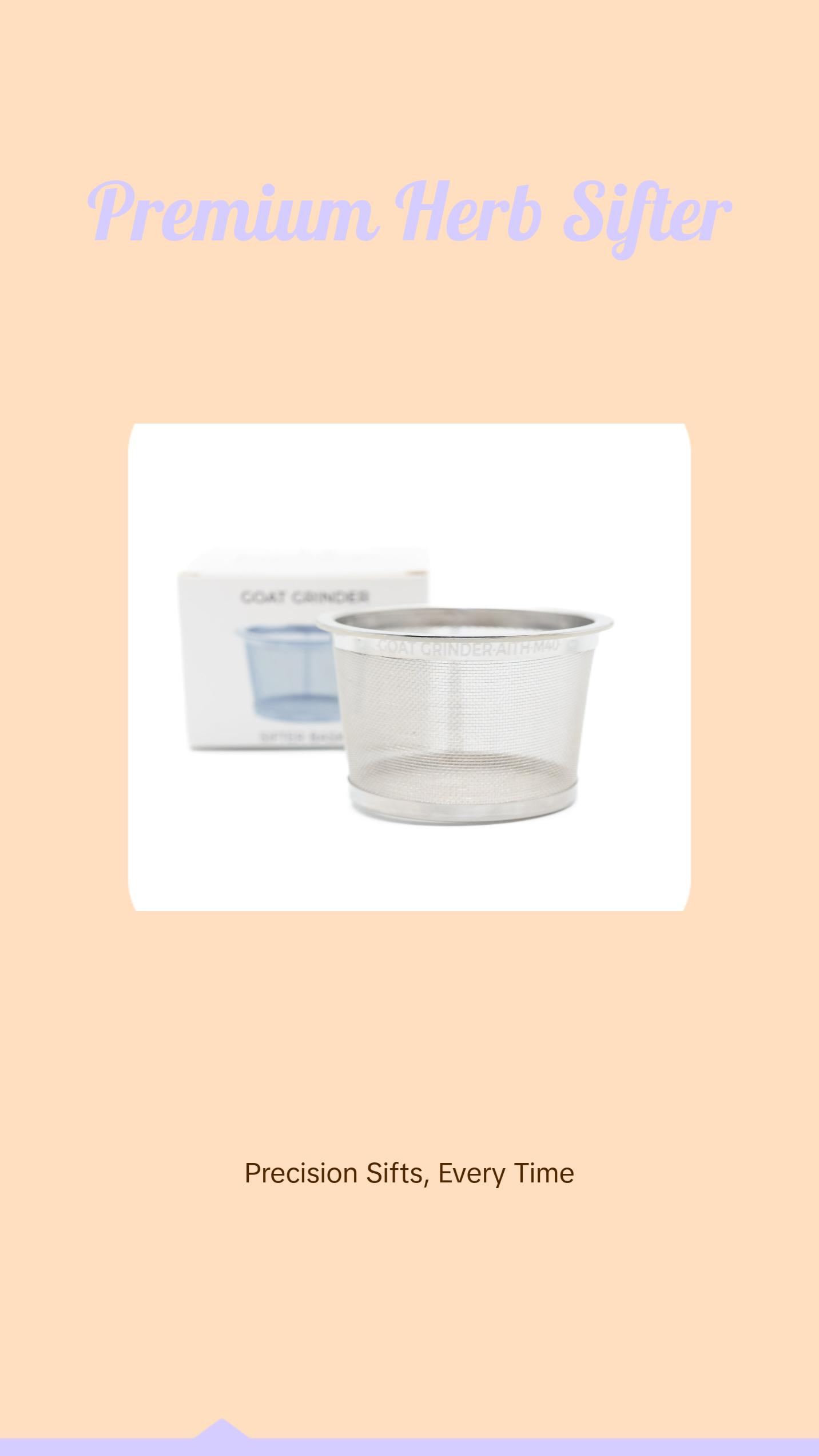 Grinder Sifter Basket