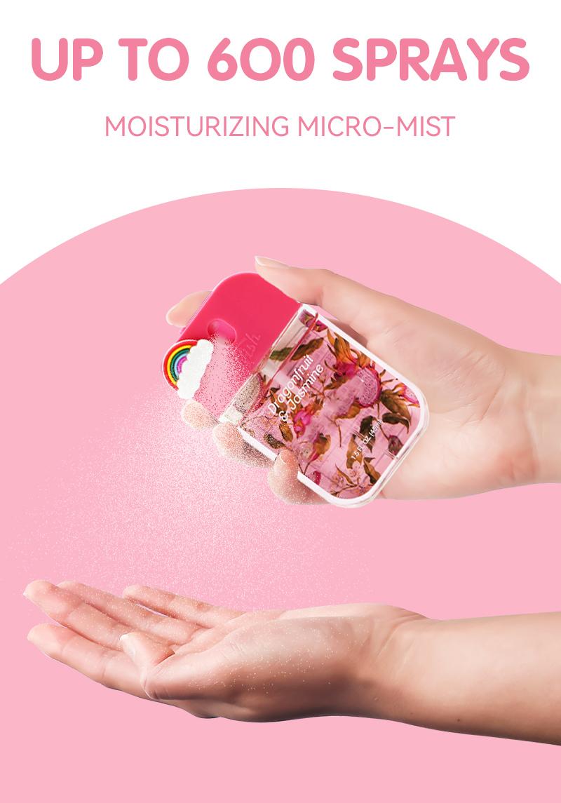 Wish Gift Box Set Power Mist Hydrating Hand Sanitizer Spray 1.5 fl oz Cute Portable Travel Size DIY Gift for Children Aroma Hygiene Products